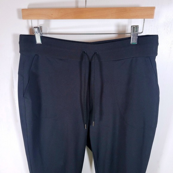 Athleta Joggers Size Small Black Tapered Stretch Pants Athleisure - Picture 3 of 8